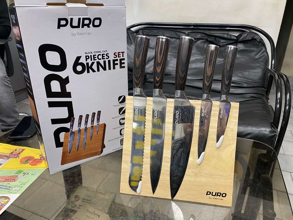 Нови ножове Welmax Puro с магнитна дъска