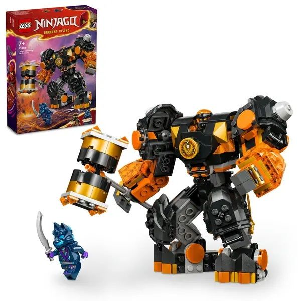 LEGO Ninjago- Robotul stihie de pamant al lui Cole 71806, 235 piese