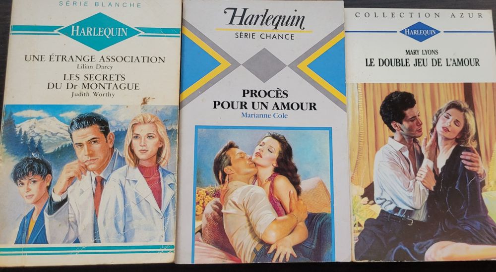 37 заглавия от романтична колекция Арлекин на френски език