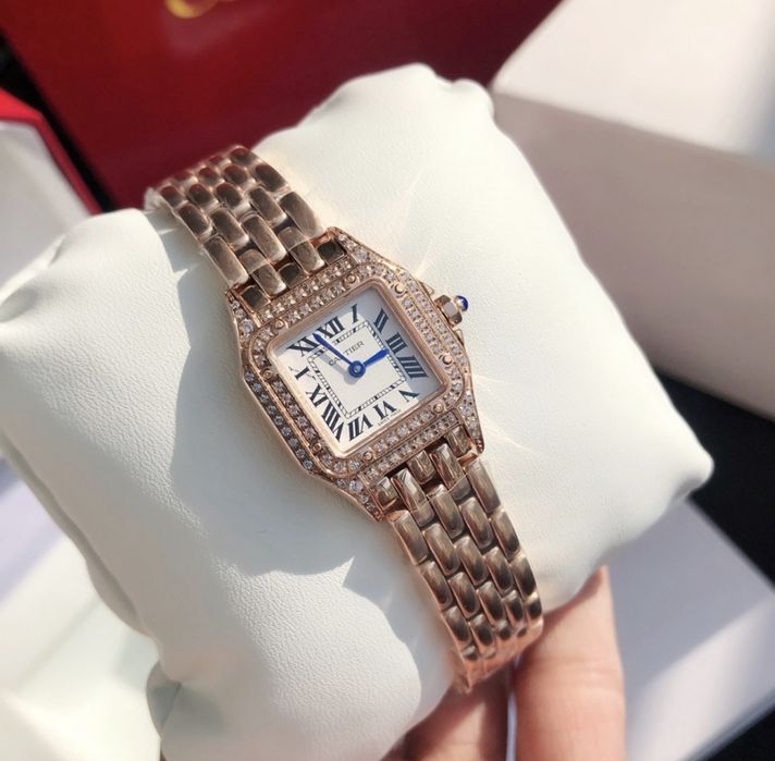 Ceas Cartier Panthère Rose Gold Diamond 22mm