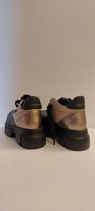 Ghete botine pantofi casual noi 36 piele naturala disponibili si crem