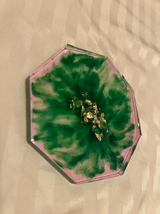 Подложка за чаша от епоксидна смола