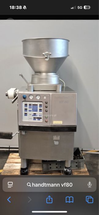 Хандтманн ВФ 80 вакуум пълначна машина