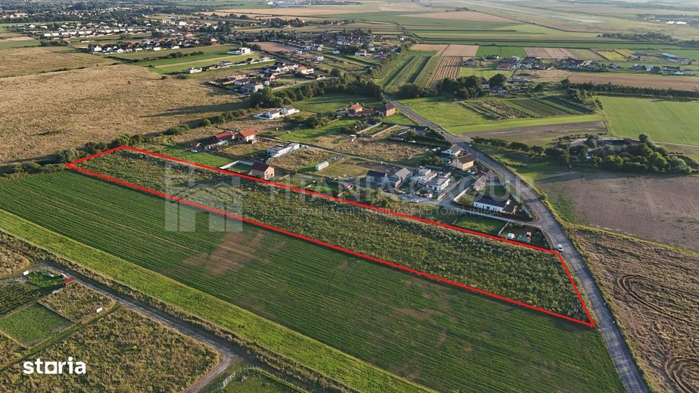 Teren intravilan cu PUZ aprobat, acces drum asfaltat - Str. Bârsei Stu