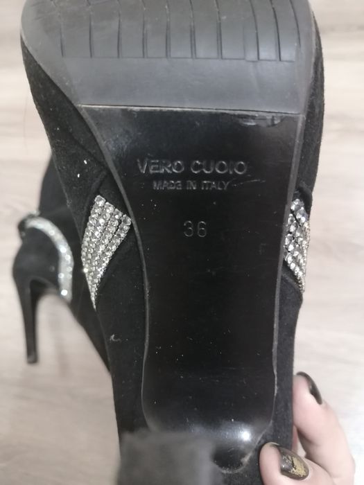 Итальянские  ботфорты Vero Cuoio