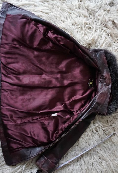 Дамско кожено манто-естествена кожа