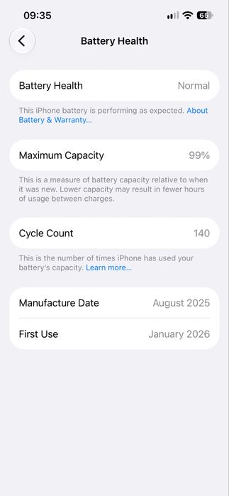 Iphone 16e,128 Gb, гаранционен