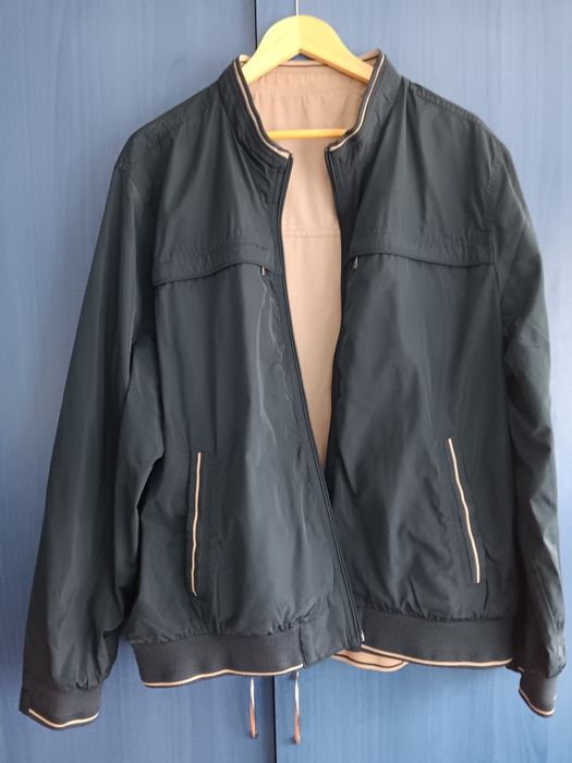 Vand geaca bomber cu 2 fete  primavara-toamna 3xl