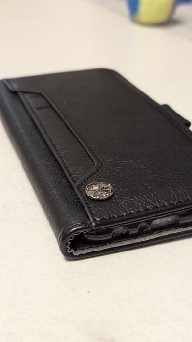Husă premium piele Trounce Flipper, wallet case neagră Redmi 5