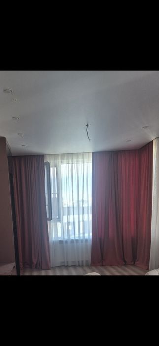 Продам шторы, терракотовый цвет, плотные
