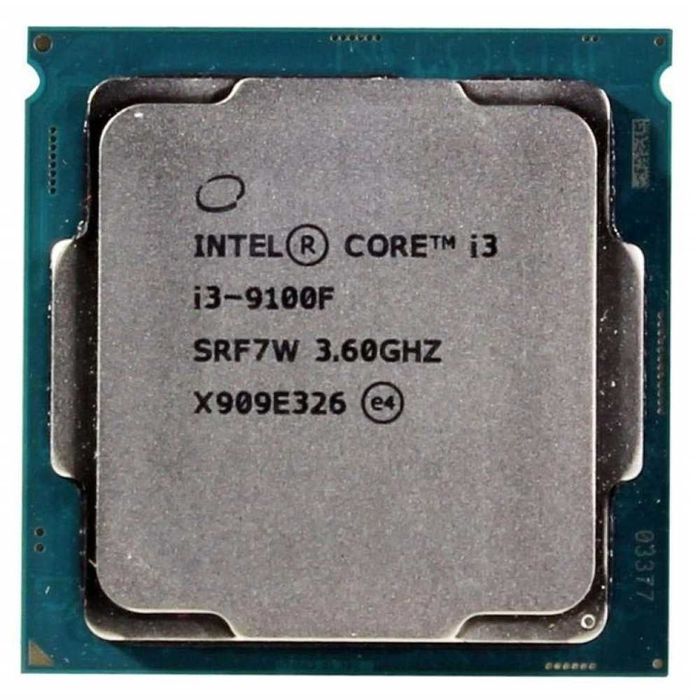 Процесор CPU Intel Core i3 9100F, 1151 Z390 Z370 H370 B365 B360 H310