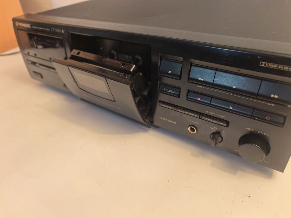 Deck Pioneer CT S530 3 head 3 capete cu usita rupta in partea dreapta made in Japan