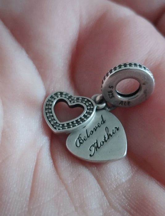 Charm din argint Pandora original beloved mother