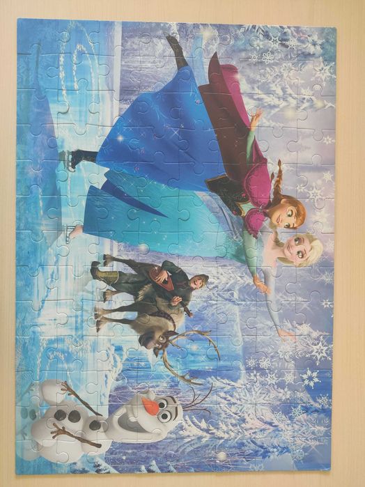 Детски пъзел Clementoni - Super Color Maxi - Frozen