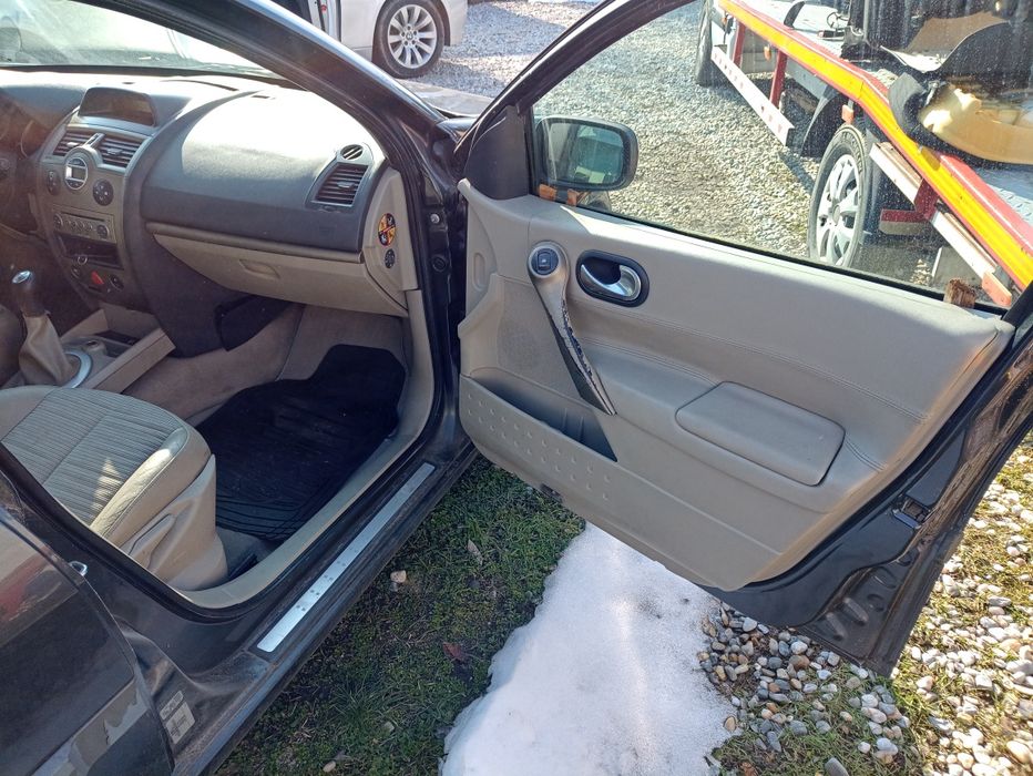 Fețe de uși Renault Megane 2/ piele crem