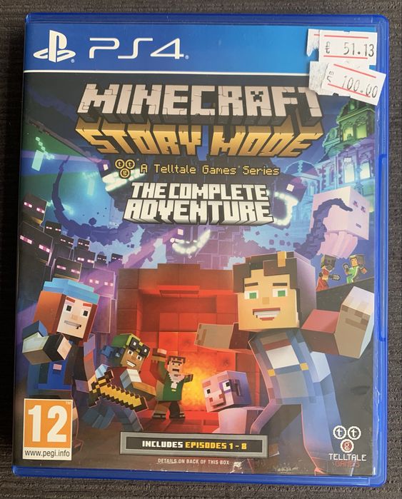 PS4, Playstation 4 игра Minecraft story mode the complete adventure - 51.13€ (100.00 лв)
