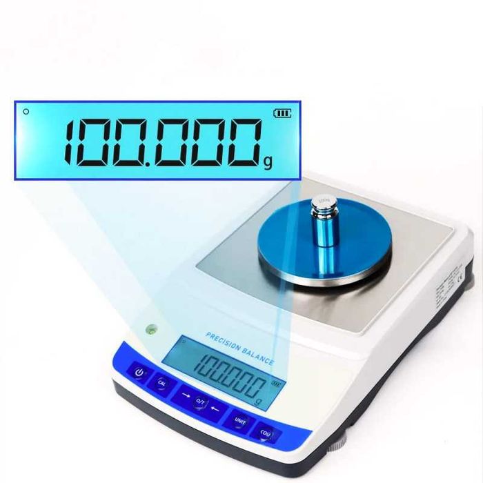 Прецизна везна до 500гр. с калибрираща тежест и вградена батерия, 4325