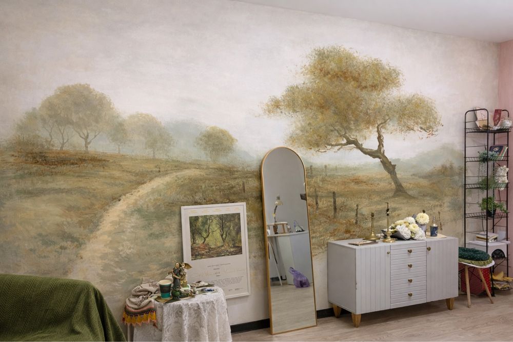 Роспись стен под ключ