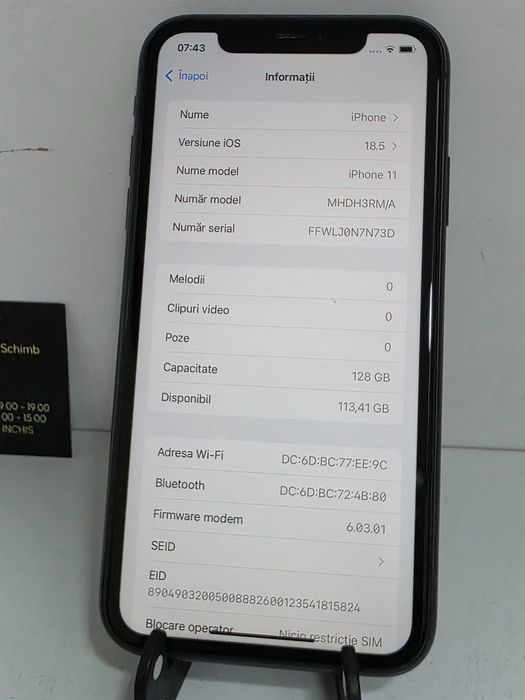 iPhone 11, 128 Gb - KLI Amanet