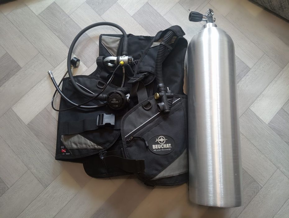 Акваланг Beuchat с новым баллоном.