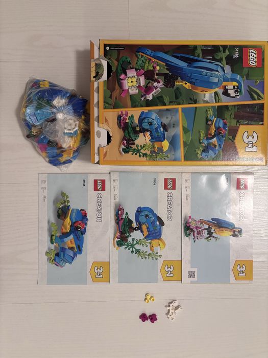 Lego 31136 creator 3 in 1 papagal exotic