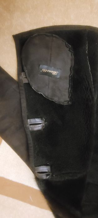 Дубленка итальянская с натуральный воротником норка