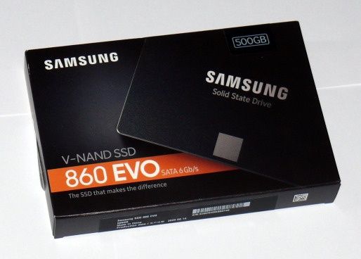 SSD Samsung 860 EVO 500 ГБ, новый, SATA III, 2.5