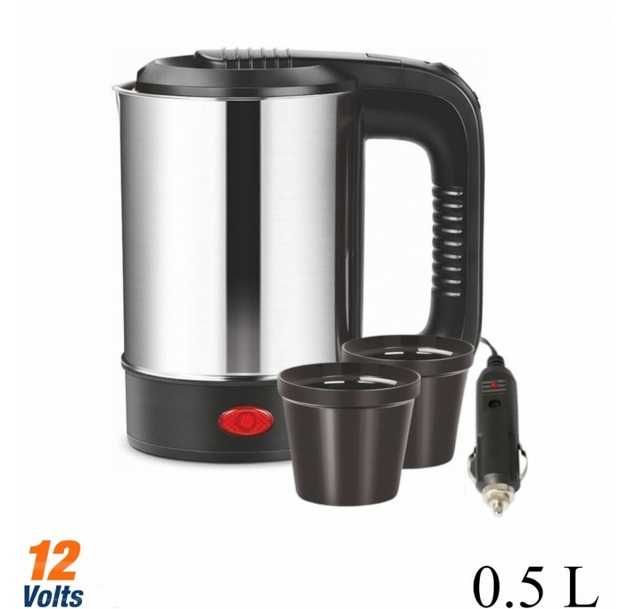 Термо кана или Чаша за кола, Универсална на 12V, 500/450мл