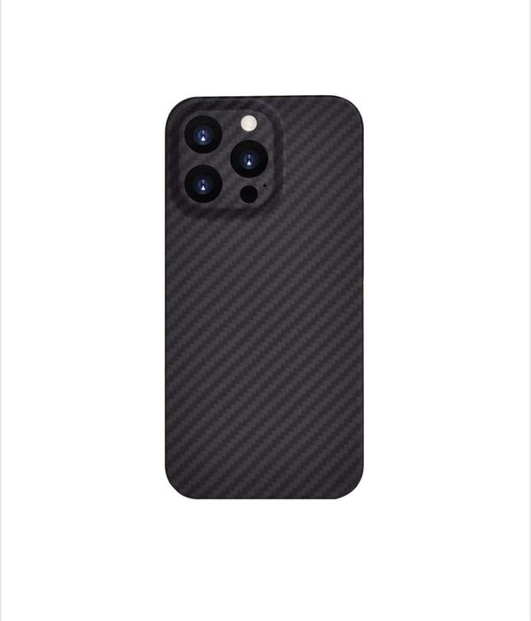 Husa Slim 0,1mm Real Aramida Black Iphone 13/14/15/16 PRO MAX PLUS