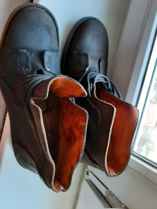 Ghete aviator piele întoarsă, mărimea 42, made in Germany,  impecabili