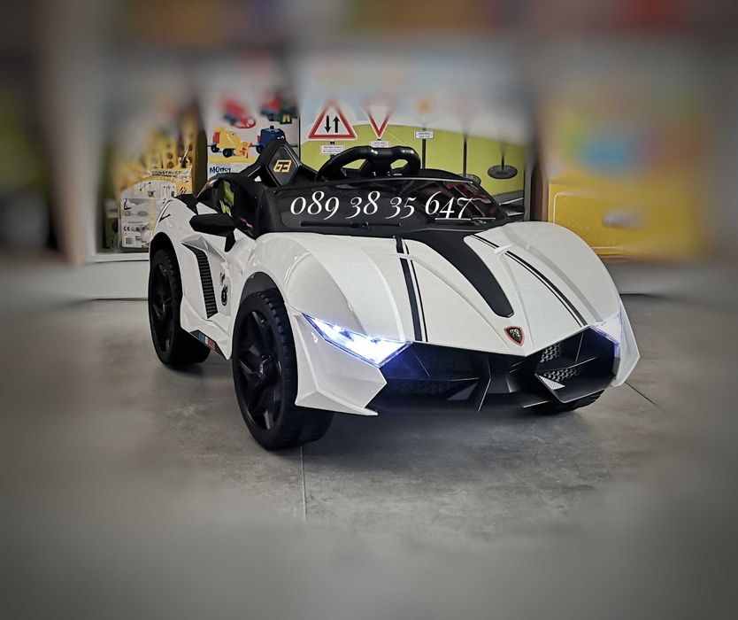 ТОП ЦЕНАНОВО!Акумулаторна кола CORDOBA WHITE с 12V батерия,Bluetooth