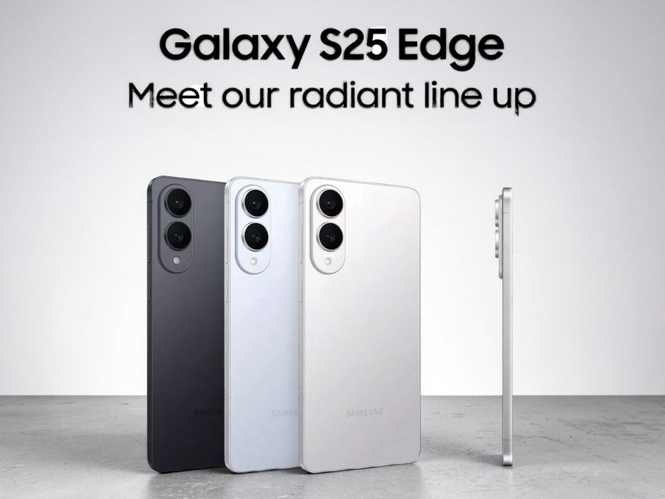 Samsung Galaxy S25 Edge 5G 256GB Silver / Jet Black / Icy Blue ЧИСТО НОВ! 2г. Гаранция!