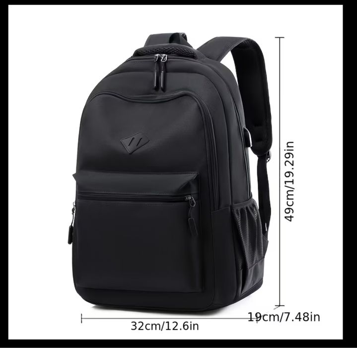 Рюкзак чёрный 32см/48см/19см