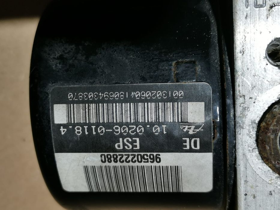 Modul unitate pompa ABS peugeot 206 206 cc citroen c2 c3 9650222880