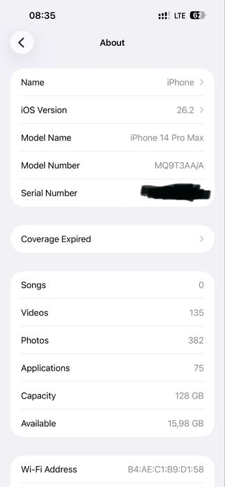 iPhone 14pro max 128GB