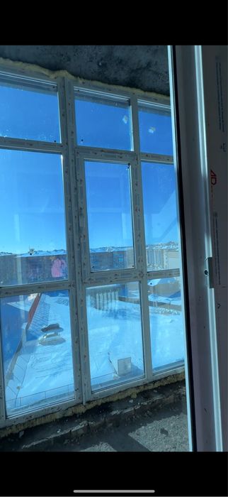 Балконере окно новое трехслойное