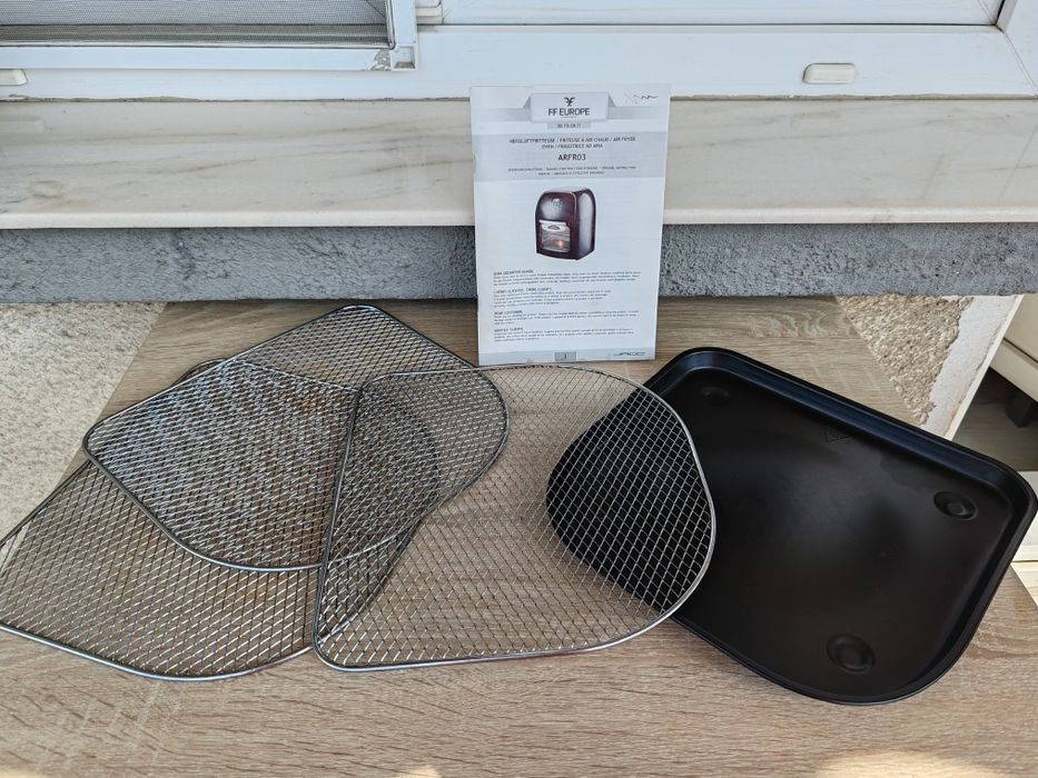 Friteuza cu aer cald, Rotisor, Deshidrator, 3 in 1, Jago, 12 Litri