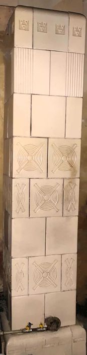 Soba teracota monobloc crem antic