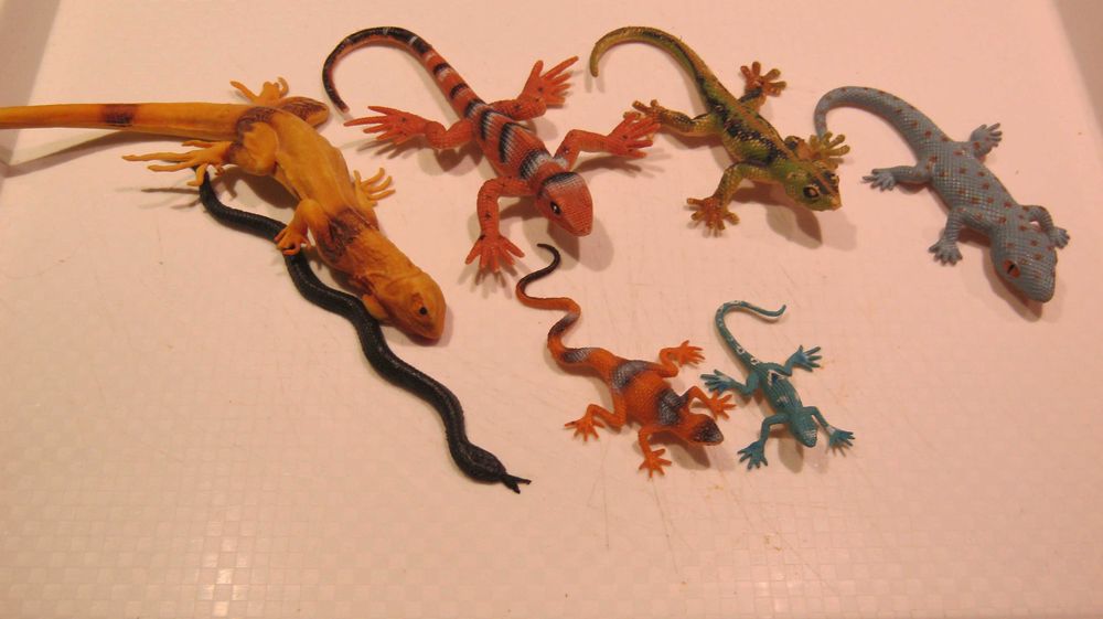 Lot 7 figurine,REPTILE,taratoare,7-22 cm,noi.Nr.1