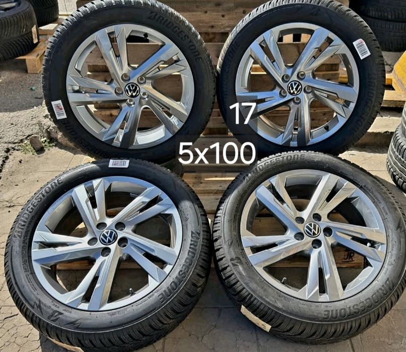 Volksvagen /Skoda Camig 5х100 17 цола Skoda Kamig +Гуми 205 55 17 Brid