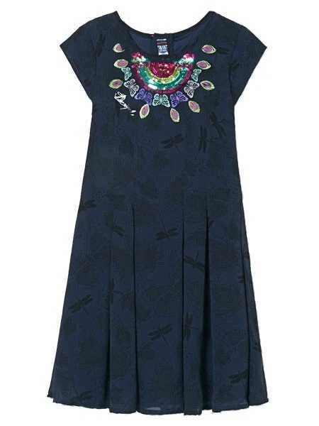 Рокля Desigual, размер 150, 11-12г., тъмно-синя