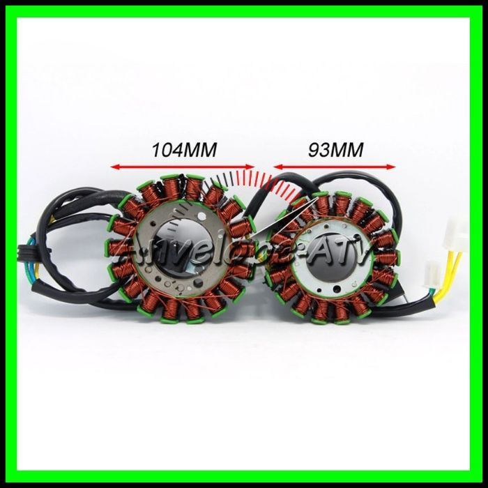 Magnetou Stator Atv LINHAI 420 410 400 300 - 18 Bobine 104mm