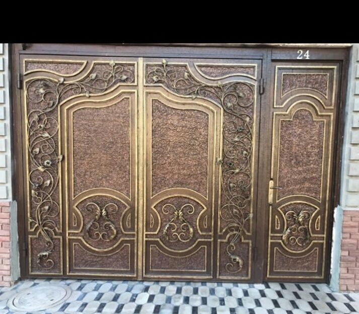 Кредитга Замонавий темир дарвоза ва эшиклар акфа ромлар