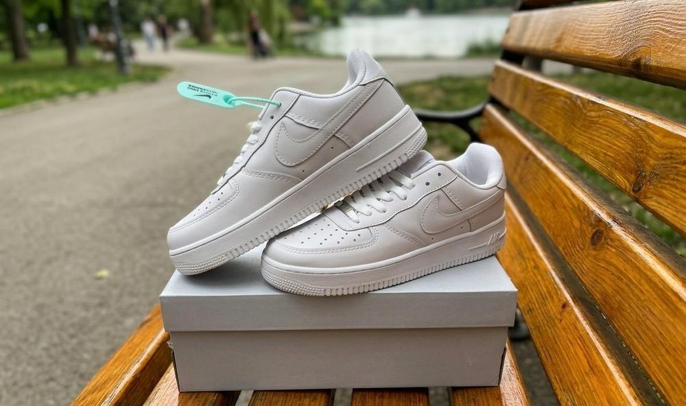 Nike Air Force One Triple White Alb - Unisex