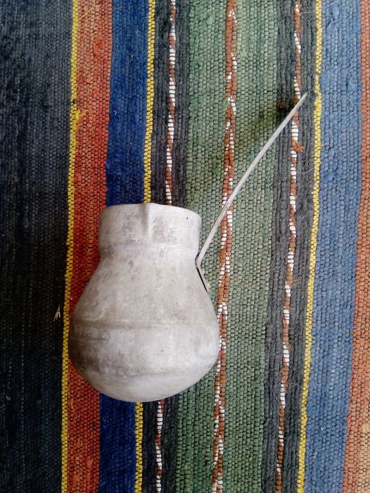 старо алуминиево джезве с обло дъно- общ. Приморско