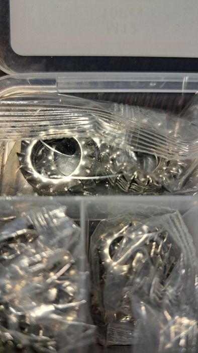 Шайбы набор мультизубчатые нержавейка