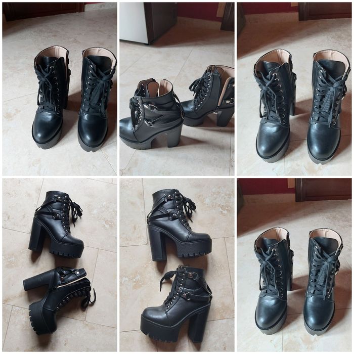 Încălțăminte dama din piele naturală, mărimea 36,37