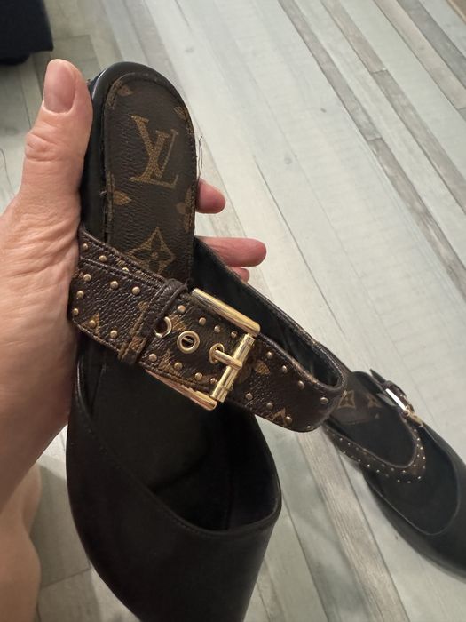 Мюли кожанные женские