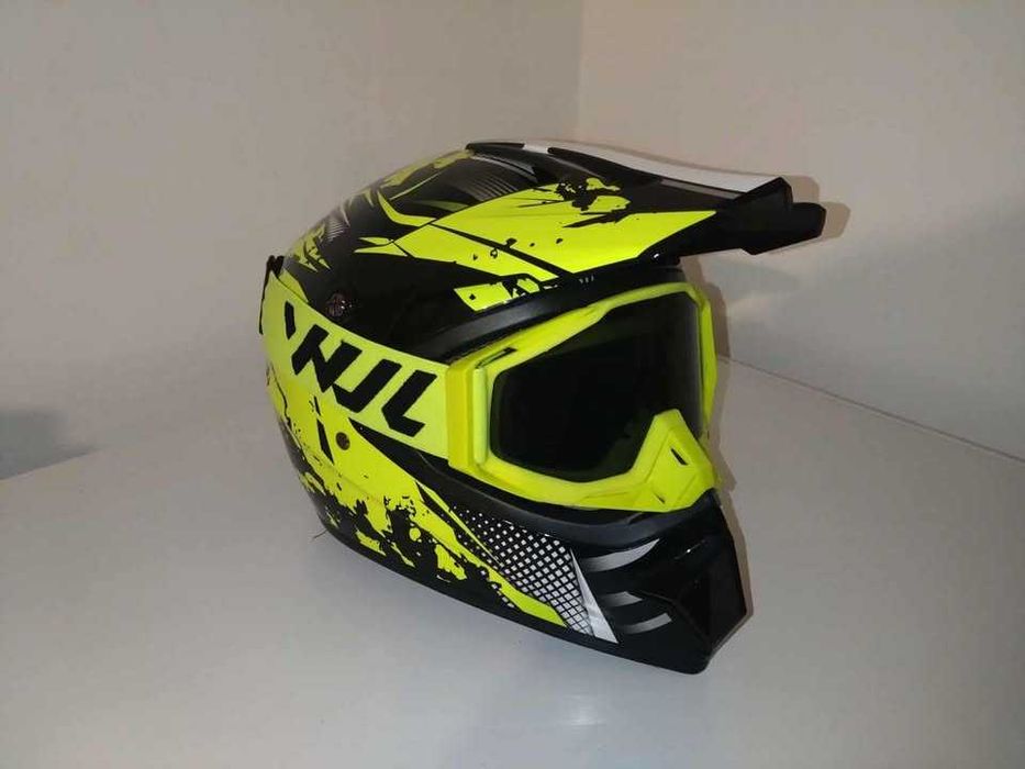 Casca moto/enduro/atv    +ochelari