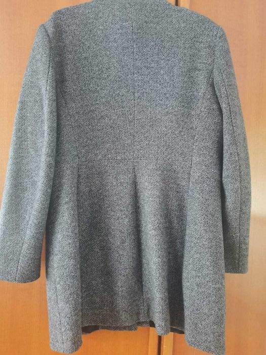 Vand sacou lung Zara, gri, marimea XL, prt 70 lei